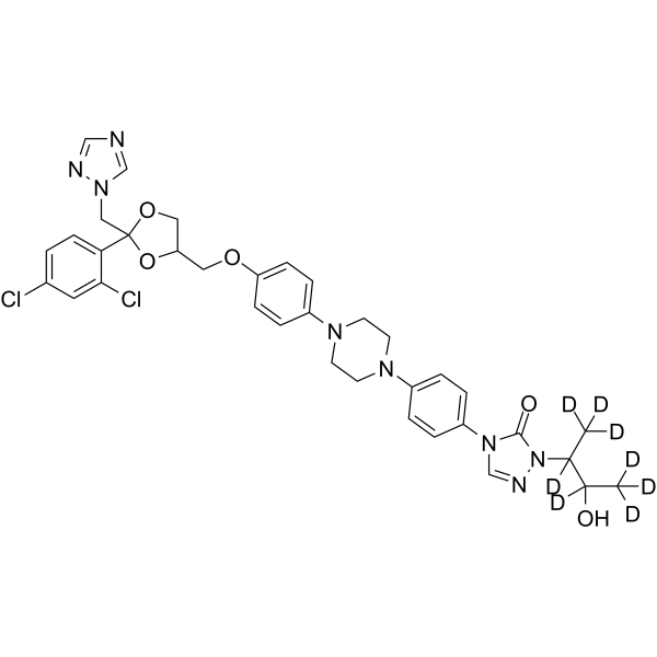 Hydroxy Itraconazole-d8 (R-63373-d8)